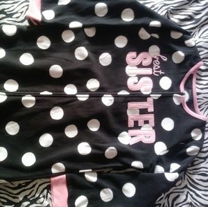 Carters "Best sister" Footie Jamz